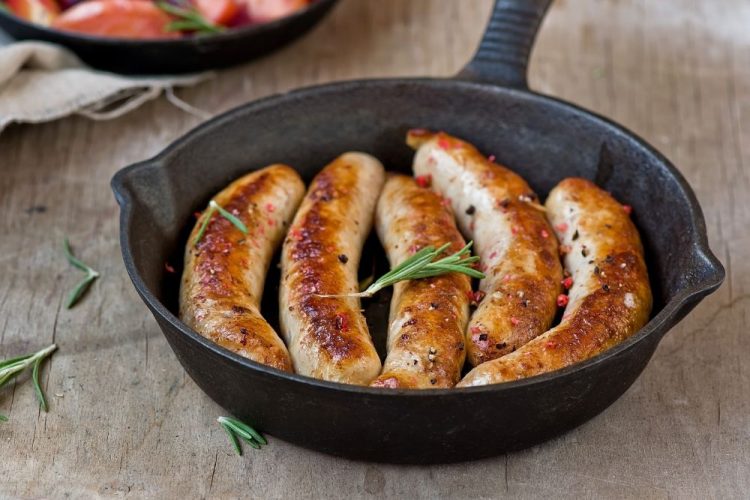 pork sausages