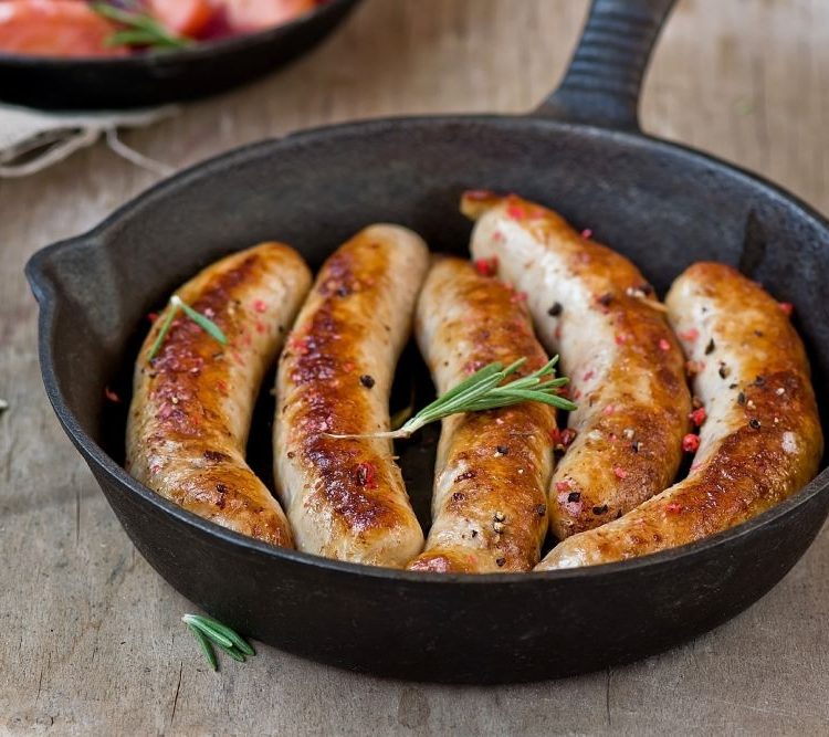 pork sausages